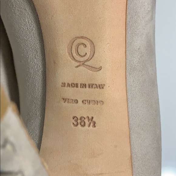 Alexander McQueen Gray Pumps Open Toe 6,5 - Picture 11 of 12